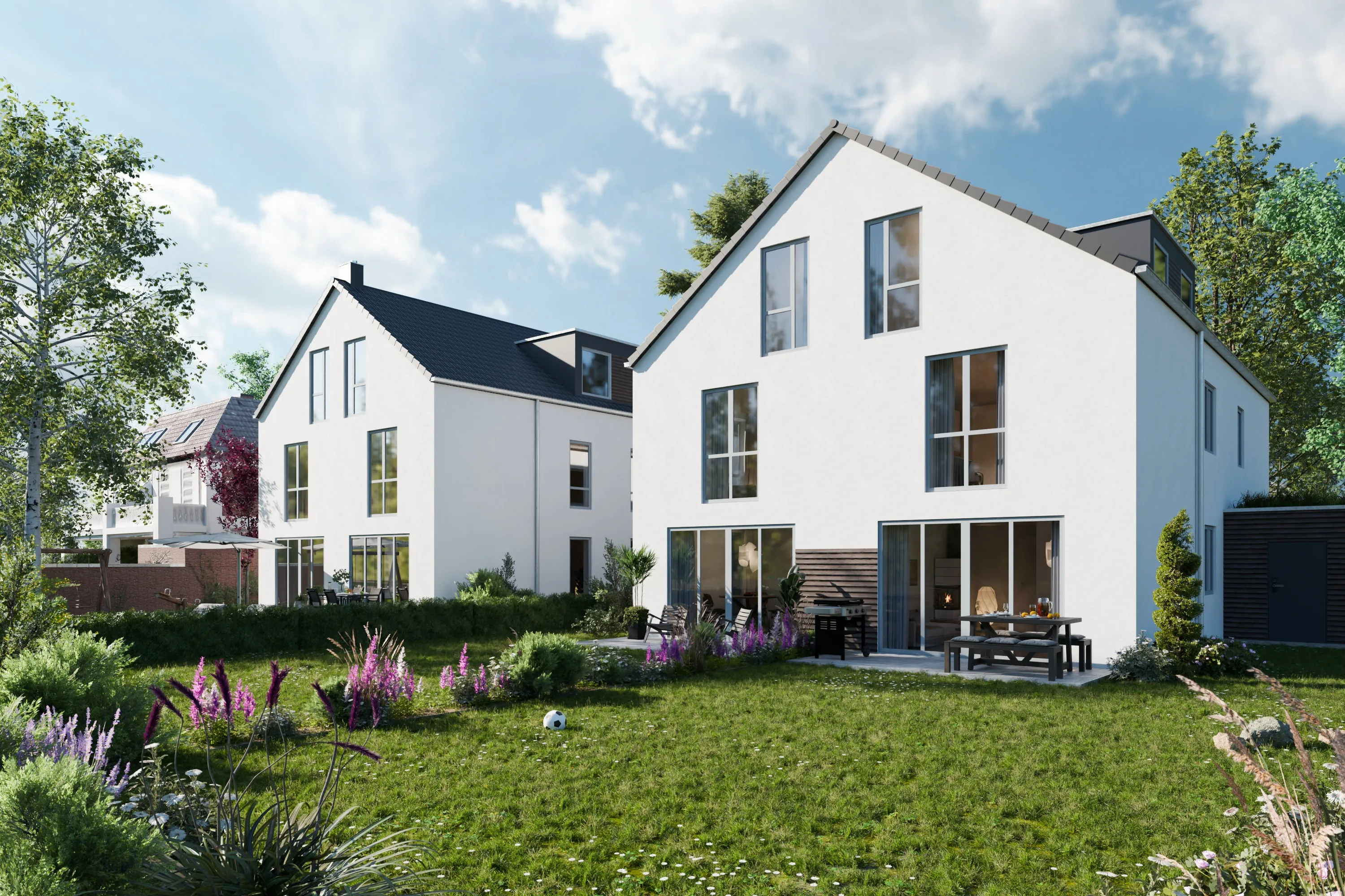 Fotorealistische Architektur-Visualisierung eines Wohngebäudes von VISIONME – Bild 2