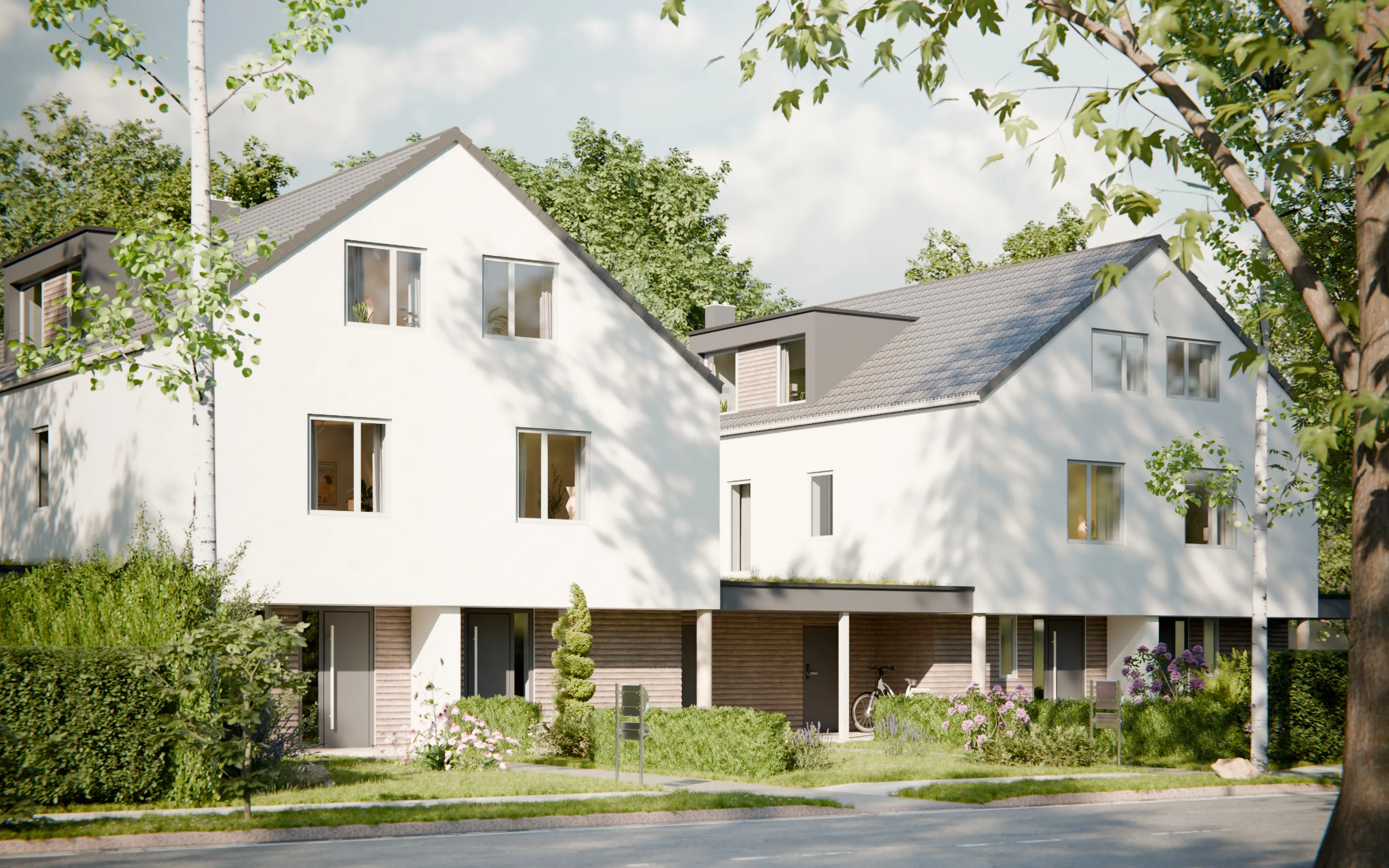 Fotorealistische Architektur-Visualisierung eines Wohngebäudes von VISIONME – Bild 7
