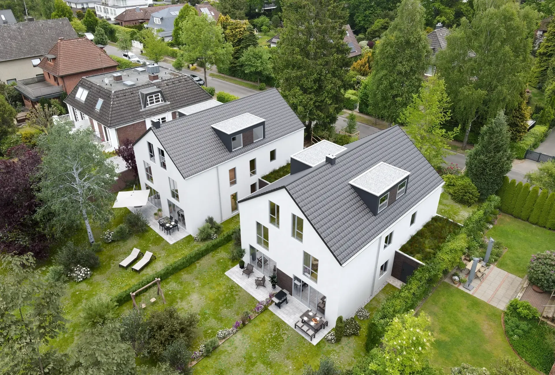 Drohnenbild-Compositing: 3D-Rendering in echte Luftaufnahme montiert – Bild 2